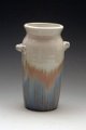 4885 8-inch Salt-fired Porcelain Vase with lugs